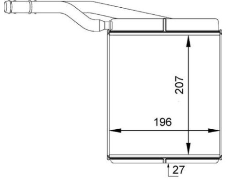 Heat Exchanger, interior heating BEHR *** PREMIUM LINE ***, Image 2