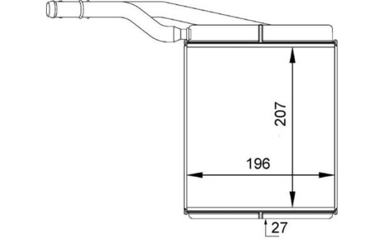 Heat Exchanger, interior heating BEHR *** PREMIUM LINE ***