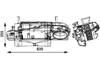 Heat Exchanger, interior heating BEHR *** PREMIUM LINE ***