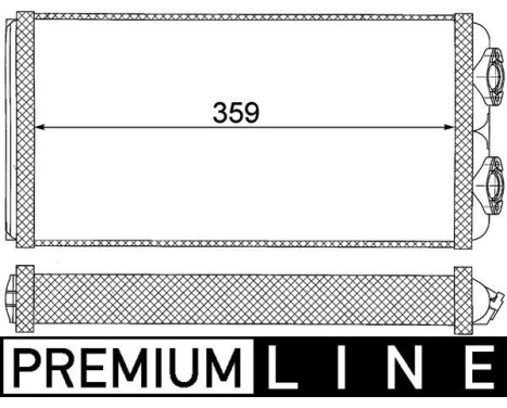Heat Exchanger, interior heating BEHR *** PREMIUM LINE ***