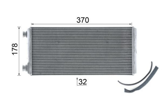 Heat Exchanger, interior heating BEHR *** PREMIUM LINE ***, Image 11