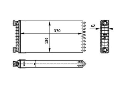 Heat Exchanger, interior heating BEHR *** PREMIUM LINE ***, Image 2