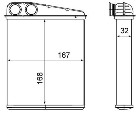 Heat Exchanger, interior heating BEHR, Image 2