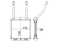 Heat Exchanger, interior heating BEHR