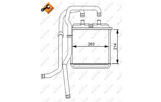 Heat Exchanger, interior heating EASY FIT, Image 3