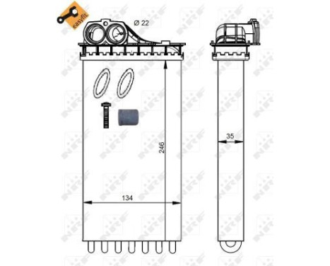 Heat Exchanger, interior heating EASY FIT, Image 5