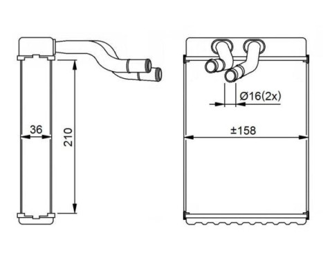 Heat Exchanger, interior heating EASY FIT, Image 5