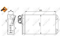 Heat Exchanger, interior heating EASY FIT