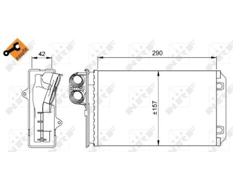 Heat Exchanger, interior heating EASY FIT, Image 5