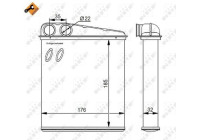 Heat Exchanger, interior heating EASY FIT
