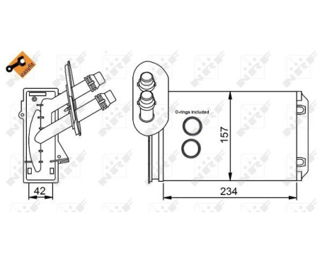 Heat Exchanger, interior heating EASY FIT, Image 5