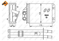 Heat Exchanger, interior heating EASY FIT