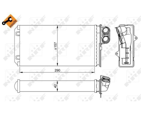 Heat Exchanger, interior heating EASY FIT, Image 6