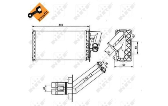 Heat Exchanger, interior heating EASY FIT, Image 5