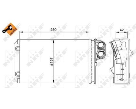 Heat Exchanger, interior heating EASY FIT, Image 5