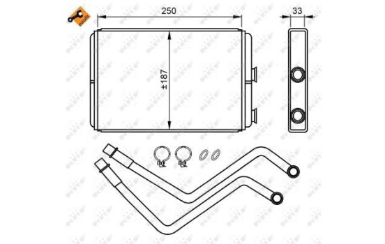 Heat Exchanger, interior heating EASY FIT, Image 2