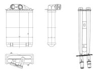 Heat Exchanger, interior heating EASY FIT