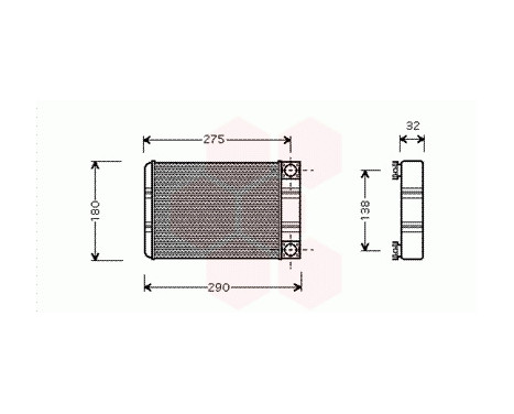 Heat Exchanger, interior heating *** IR PLUS ***