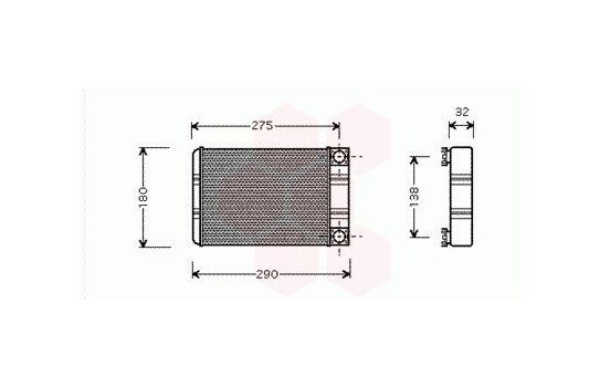Heat Exchanger, interior heating *** IR PLUS ***