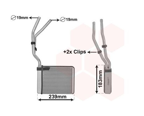 Heat Exchanger, interior heating *** IR PLUS ***, Image 2