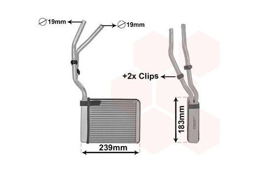 Heat Exchanger, interior heating *** IR PLUS ***, Image 2