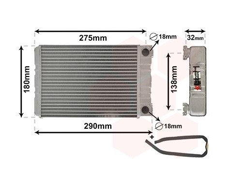 Heat Exchanger, interior heating *** IR PLUS ***, Image 2