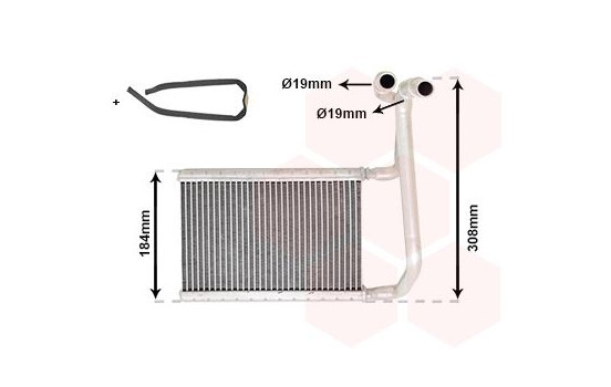 Heat Exchanger, interior heating *** IR PLUS ***