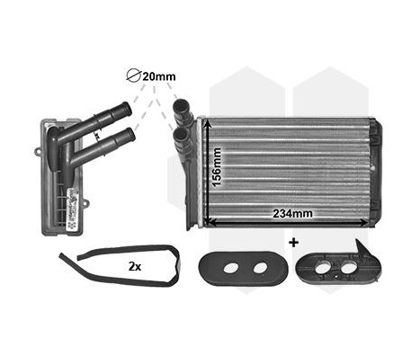 Heat Exchanger, interior heating *** IR PLUS ***, Image 3