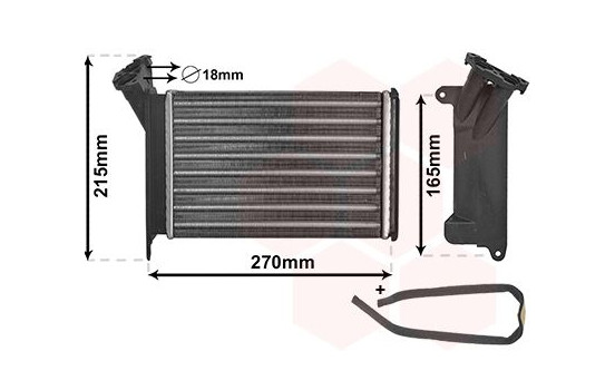 Heat Exchanger, interior heating *** IR PLUS ***, Image 2