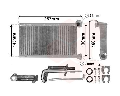 Heat Exchanger, interior heating *** IR PLUS ***