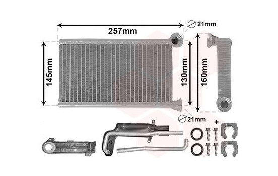Heat Exchanger, interior heating *** IR PLUS ***