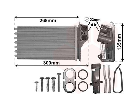 Heat Exchanger, interior heating *** IR PLUS ***