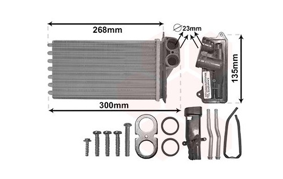 Heat Exchanger, interior heating *** IR PLUS ***