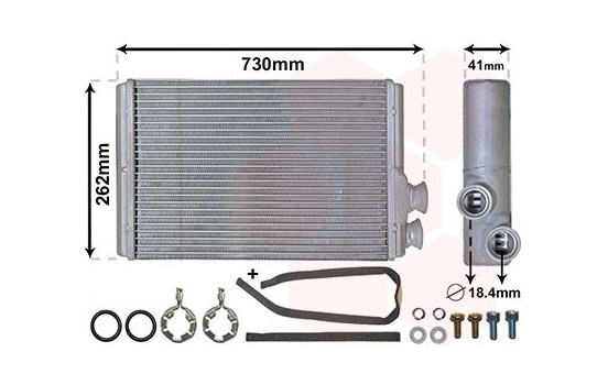 Heat Exchanger, interior heating *** IR PLUS ***
