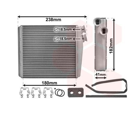 Heat Exchanger, interior heating *** IR PLUS ***, Image 2