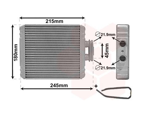 Heat Exchanger, interior heating *** IR PLUS ***