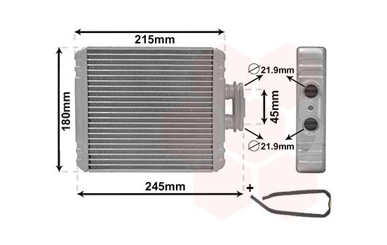 Heat Exchanger, interior heating *** IR PLUS ***