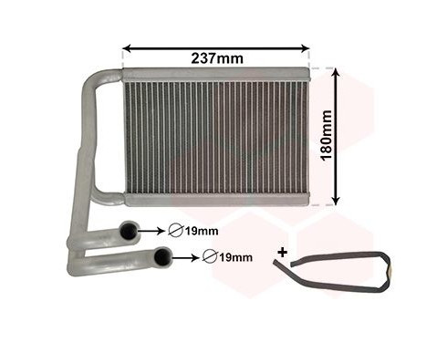 Heat Exchanger, interior heating *** IR PLUS ***