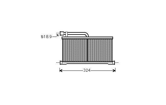 Heat Exchanger, interior heating *** IR PLUS ***
