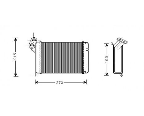 Heat Exchanger, interior heating *** IR PLUS ***