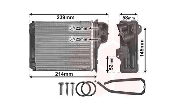 Heat Exchanger, interior heating *** IR PLUS ***, Image 2