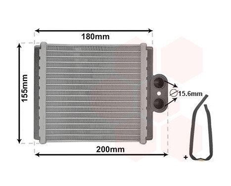 Heat Exchanger, interior heating *** IR PLUS ***, Image 2