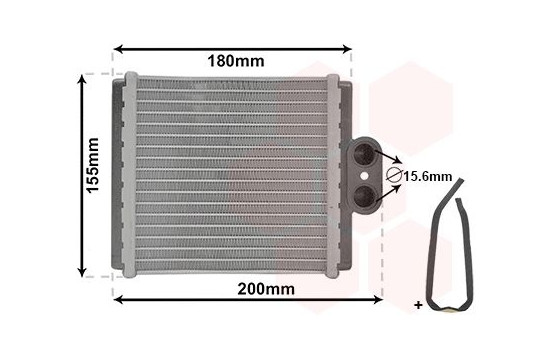 Heat Exchanger, interior heating *** IR PLUS ***, Image 2