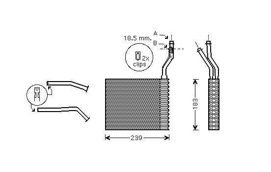 Heat Exchanger, interior heating *** IR PLUS ***, Image 3