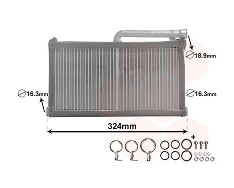 Heat Exchanger, interior heating *** IR PLUS ***, Image 2