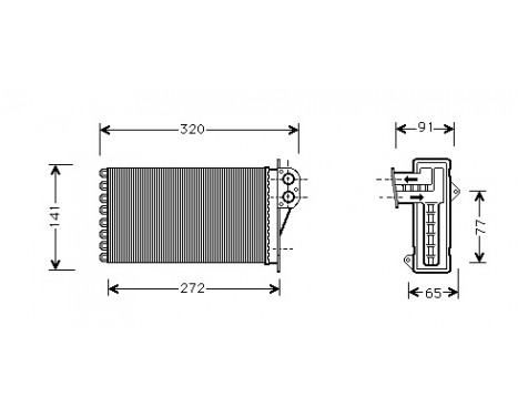 Heat Exchanger, interior heating *** IR PLUS ***, Image 3