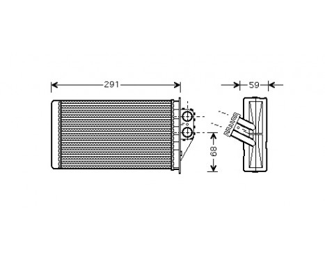 Heat Exchanger, interior heating *** IR PLUS ***