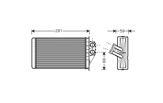Heat Exchanger, interior heating *** IR PLUS ***