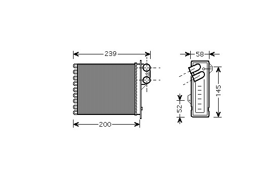 Heat Exchanger, interior heating *** IR PLUS ***