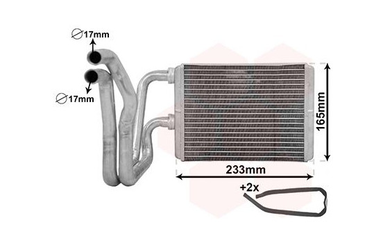 Heat Exchanger, interior heating *** IR PLUS ***, Image 2